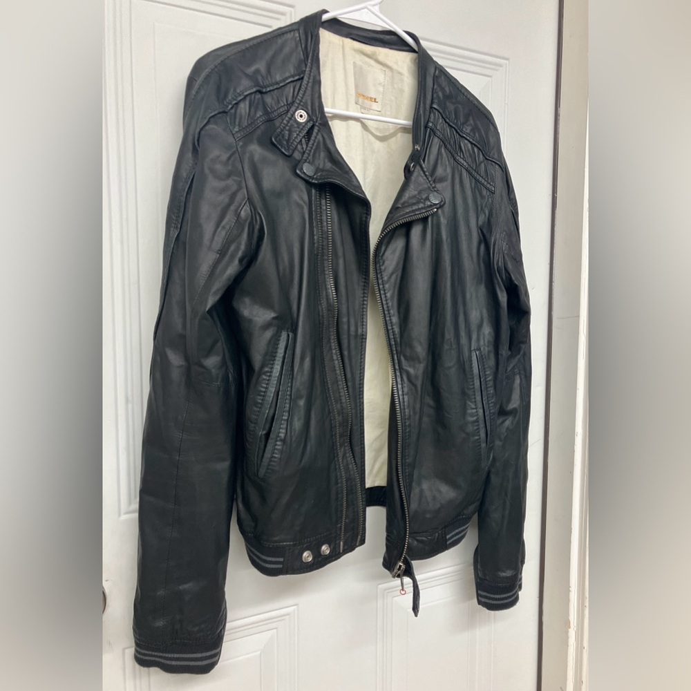 Diesel Leather Jacket Genuine.